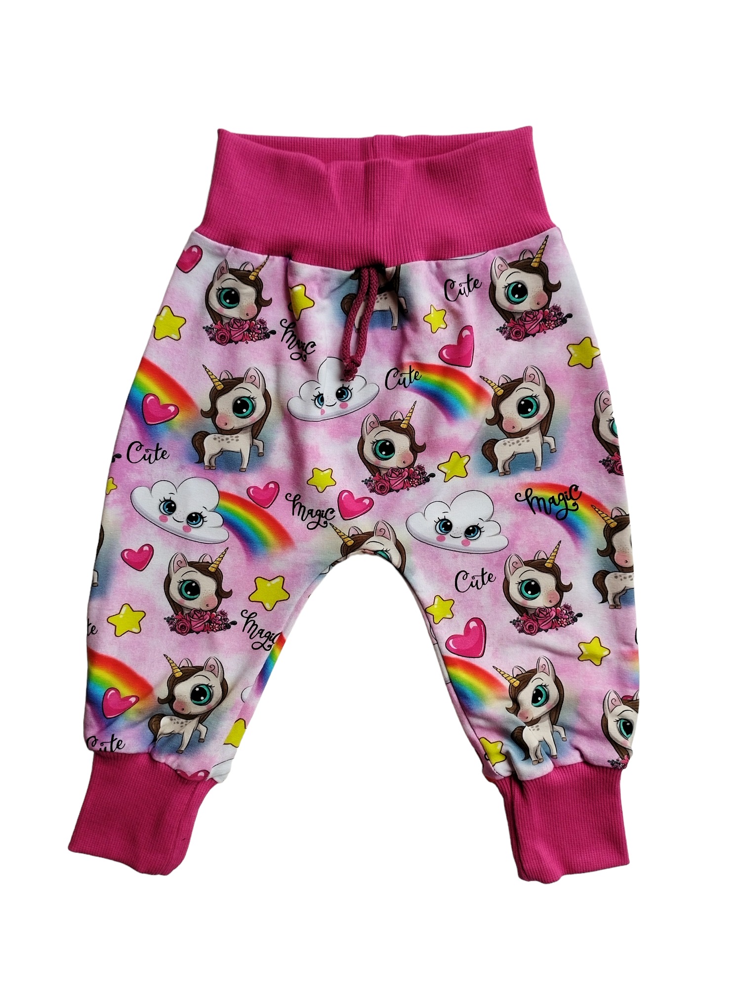 Tepláčky  Baggy Jednorožci